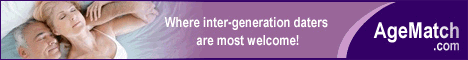 AgeMatch.com - the best dating site for inter-generational lovers!