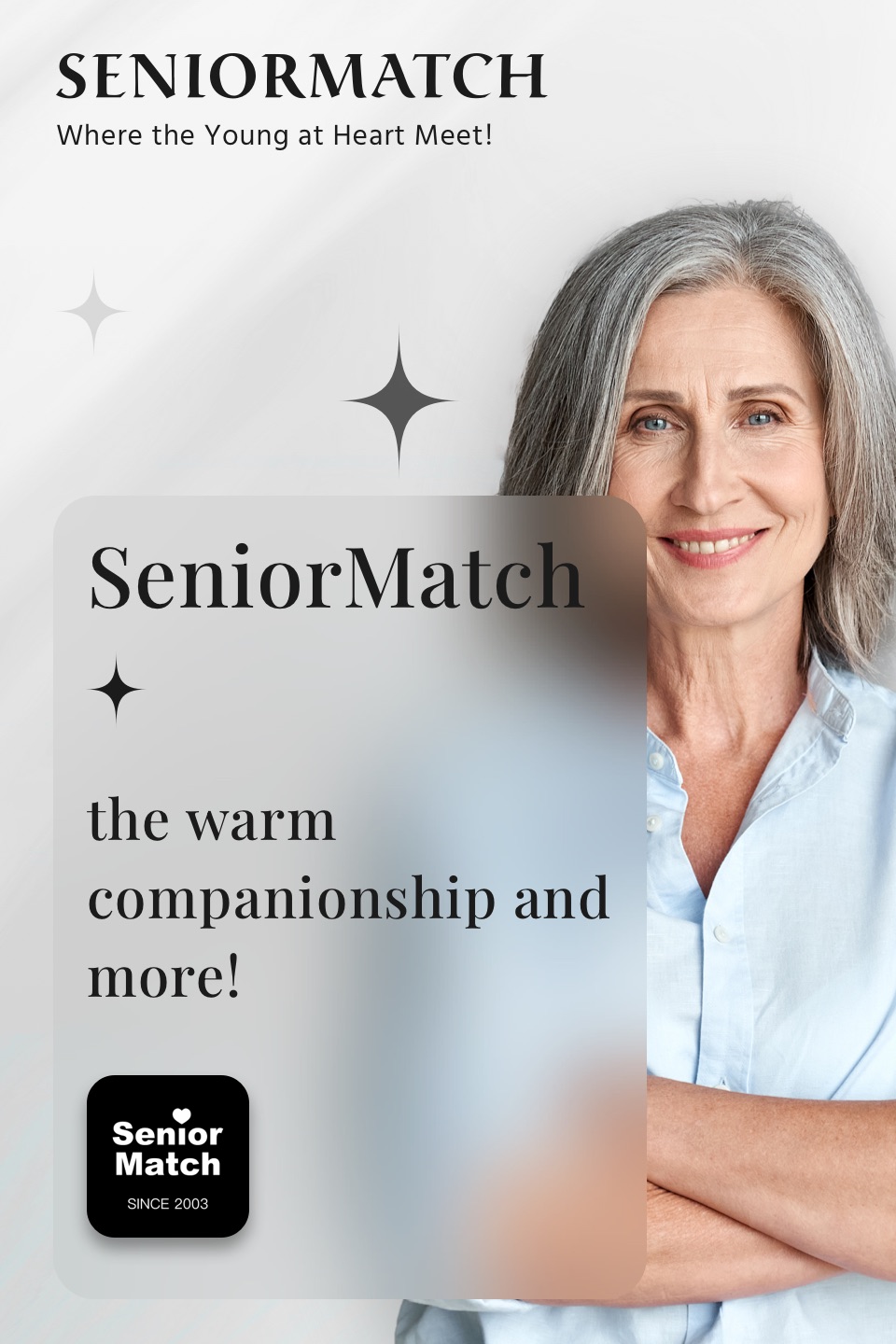 SeniorMatch.com - the first and largest senior dating site for senior singles in the world, thousands of local and worldwide verified members.